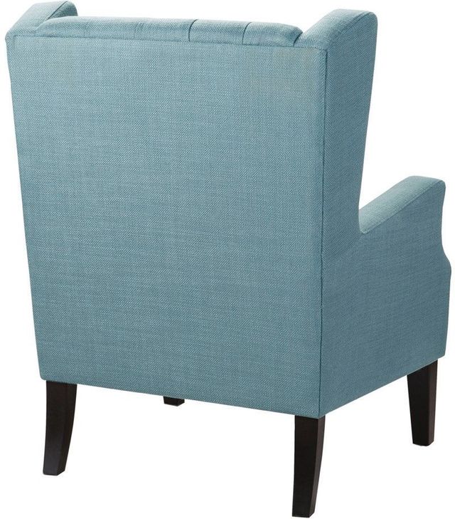 Olliix by Madison Park Blue Maxwell Button Tufted Wing Chair-1