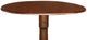 John Thomas Furniture® Dining Essentials Espresso 42" Table Top with Espresso Transitional Pedestal Base-1