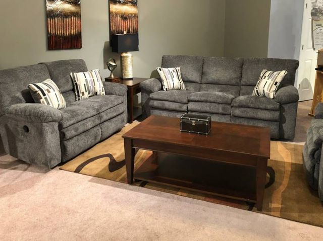 Catnapper® Tosh Pewter Reclining Loveseat-2