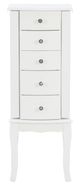 Powell® Jasmine White Jewelry Armoire-3