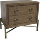 Bernards Elure Latte 2-Drawer Nightstand-0
