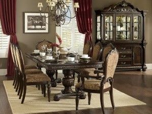 Mazin Furniture Russian Hill Cherry Dining Hutch-3
