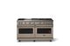 Viking® 5 Series 60" Nantucket Pro Style Gas (LP) Range with Brushed Brass Trim-3