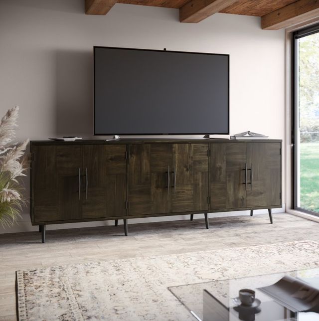 Jofran Inc. Colhane Walnut 6-Door Accent Cabinet-1