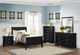 Homelegance® Mayville Black Twin Sleigh Bed-1