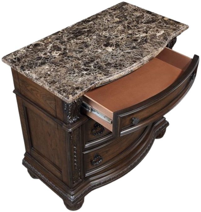 Crown Mark Stanley Coffee Brown Nightstand-2