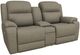 La-Z-Boy® Dorian Peppercorn Power Reclining Loveseat with Console, Headrest, and Lumbar-0