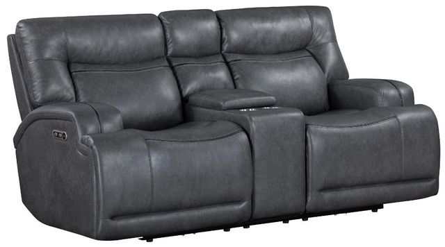 New Classic® Home Furnishings Titan Gray Power Reclining Loveseat