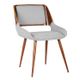 Armen Living Panda Gray Dining Chair-0