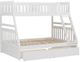 Homelegance® Galen White Youth Twin/Full Storage Bunk Bed-5
