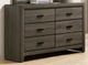 Furniture of America® Roanne 4-Piece Gray/Charcoal Full Bedroom Set-4