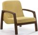 VIG Furniture Modrest Bronson Yellow Accent Chair-0