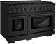 ZLINE Paramount 48" Black Stainless Steel Pro Style Dual Fuel Range-2