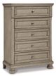 Signature Design by Ashley® Lettner 5-Piece Light Gray Twin Sleigh Bed Set-3