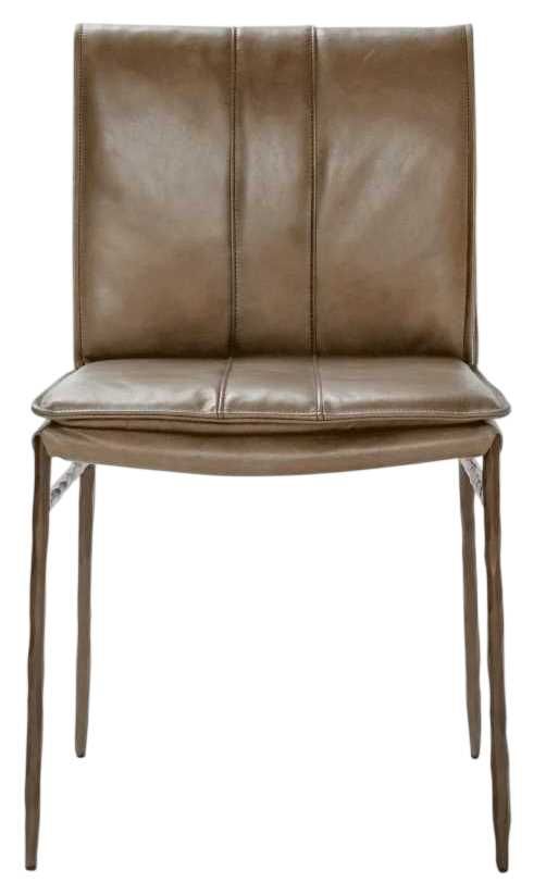 Classic Home Mayer 2-Piece Adobe Tan Dining Chair Set -2