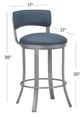 Wesley Allen Customizable Bali Bar Stool-2