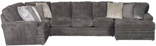 Jackson Furniture Mammoth 3-Piece Smoke Right-Arm Facing Sectional and Chaise-0