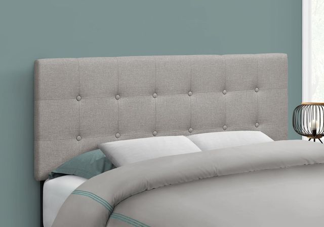 Monarch Specialties Inc. Gray Full Headboard-1