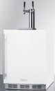 Summit® Commercial 24" White Built In Kegerator-1