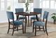 New Classic® Home Furnishings Tioga Blue Upholstered Dining Side Chair-1