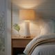 Northfield Living Cascade Beige/White Table Lamp with Golden Base-1