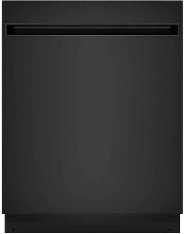 GE® 24" Black Top Control Built In Dishwasher-0