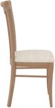 Canadel Core 0391 Pecan Washed Upholstered Dining Side Chair-2