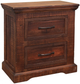International Furniture Direct Madeira 4-Piece Brown Hand-Rubbed Queen Bedroom Set-2