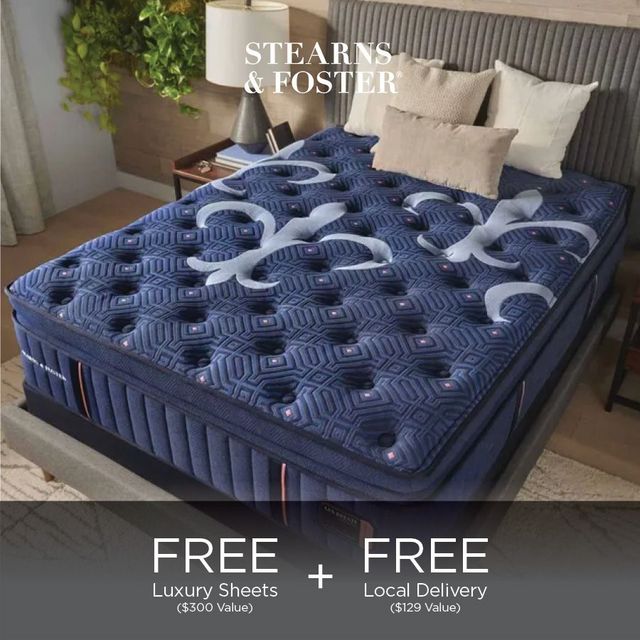 Stearns & Foster® Estate 15" Wrapped Coil Soft Euro Pillow Top King Mattress