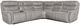 New Classic® Home Furnishings Kamari 3-Piece Gray L-Shape Power Reclining Sectional-0