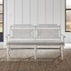 Liberty Furniture River Place Gray/Riverstone White Panel Back Bench-1