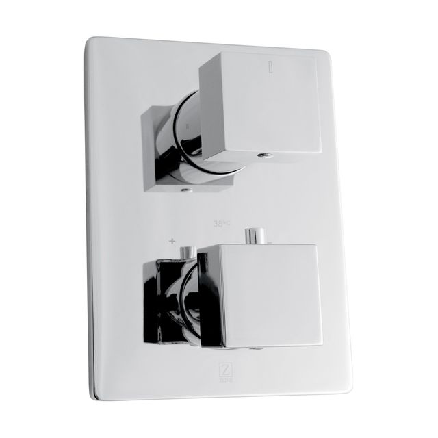 ZLINE Crystal Bay Chrome Thermostatic Shower System-3