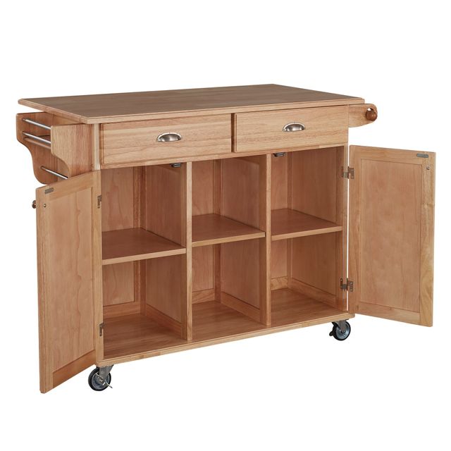 homestyles® General Line Brown Kitchen Cart-1