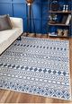 KAS Rugs Provo Blue/Ivory Natural 5'x8' Area Rug-5