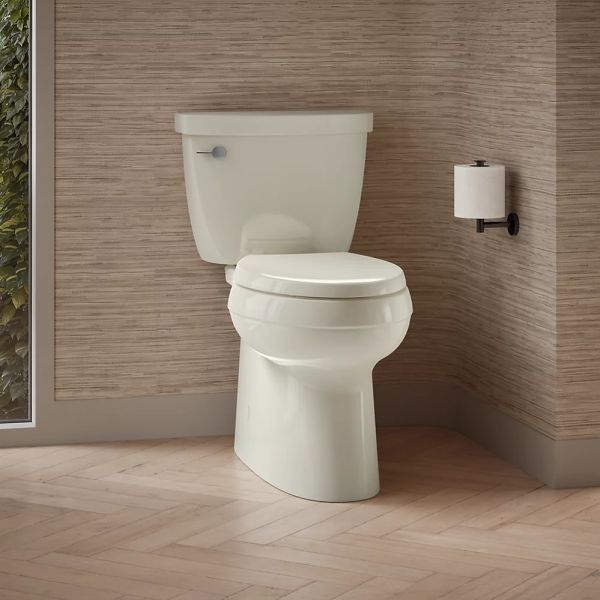 KOHLER® Cimarron® Biscuit 2-Piece Elongated Toilet with Skirted Trapway, 1.28 Gpf-2