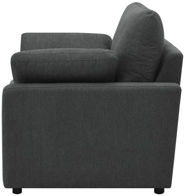 Coaster® Collins Dark Gray Upholstered Power Recliner Chair-3