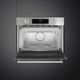 Smeg 24" Fingerproof Stainless Steel Oven/Microwave Combo Electric Wall Oven-1