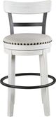 Signature Design by Ashley® Valebeck White Tall Swivel Barstool-1