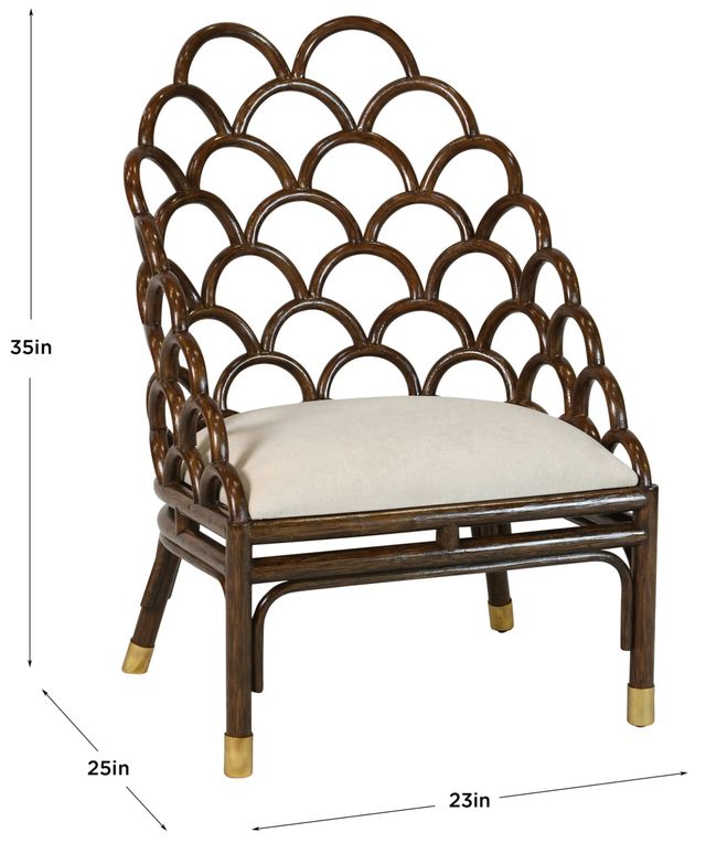 Stylecraft Tamara Day Dark Walnut Dining or Lounge Chair-1