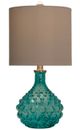 Stylecraft Clear Aqua Table Lamp-1