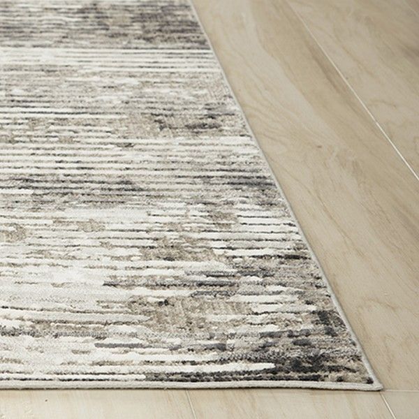 Rizzy Home Calabria Gray/Black/Neutral 5'x8' Rectangular Rug-1