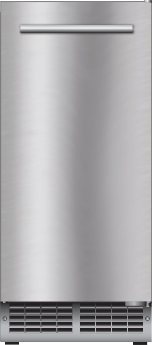 XO 15" 65 lb. Fingerprint Resistant Stainless Steel Ice Maker-0