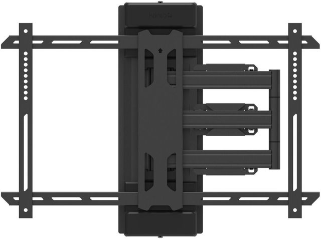 Kanto Black Full-Motion Column Wrapping TV Mount-0