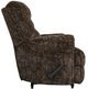 Signature Design by Ashley® Movie Man Chocolate Manual Recliner-3