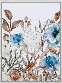 StyleCraft Fall Blooms II Wall Art-1
