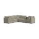 Flexsteel Evelyn Grey 6pc Modular Sectional-0