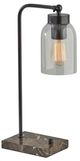 Adesso® Bristol Black/Brown Desk Lamp-0