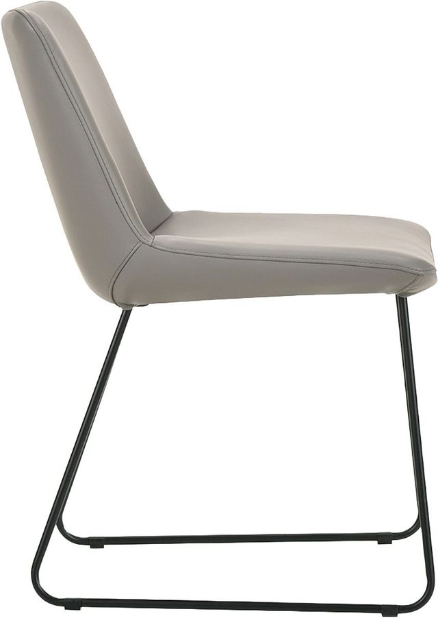 Moe's Home Collection Villa 2-Piece Grey Dining Side Chair Set-1