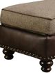 Corinthian Furniture Rayne Desert Chocolate Ottoman-2