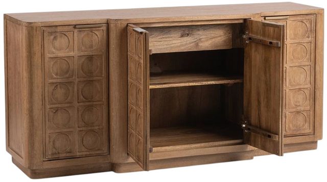 Classic Home Cleveland Sandy Taupe 4-Door Cabinet-2